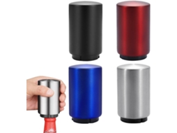 Abridor De Garrafas Automático Em Alumínio Escovado, Compatível Com Vinho, Cerveja E Refrigerante - Abre A Tampa Um Segundo.-aquaforge