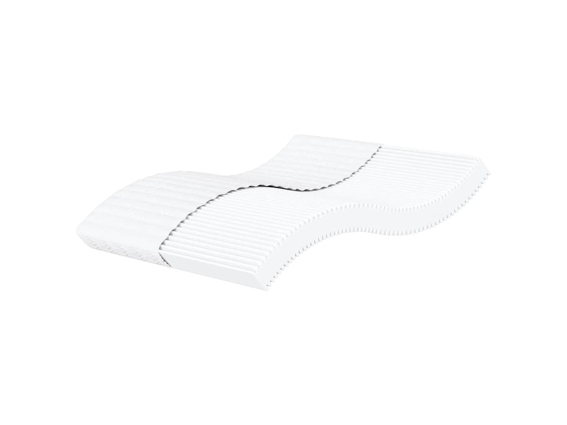 Vidaxl Colchão De Espuma 200x220 Cm Dureza H2 H3 Branco