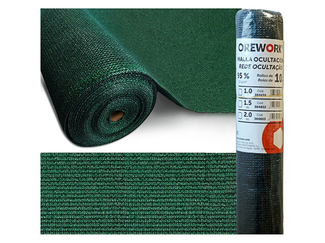 Rede de ocultação de 95% OREWORK (1,2x50m)