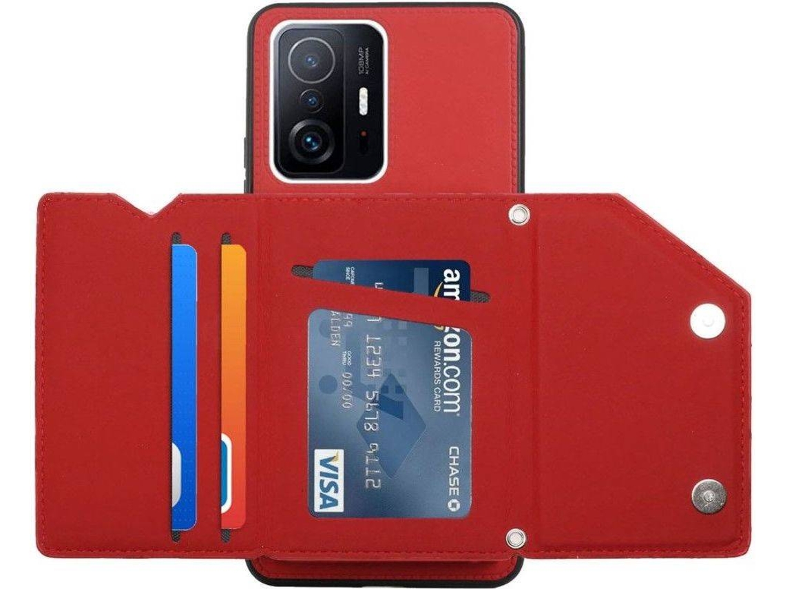 Capa Samsung Galaxy M52 5G HFS-HOUSE Kickstand (Vermelho)