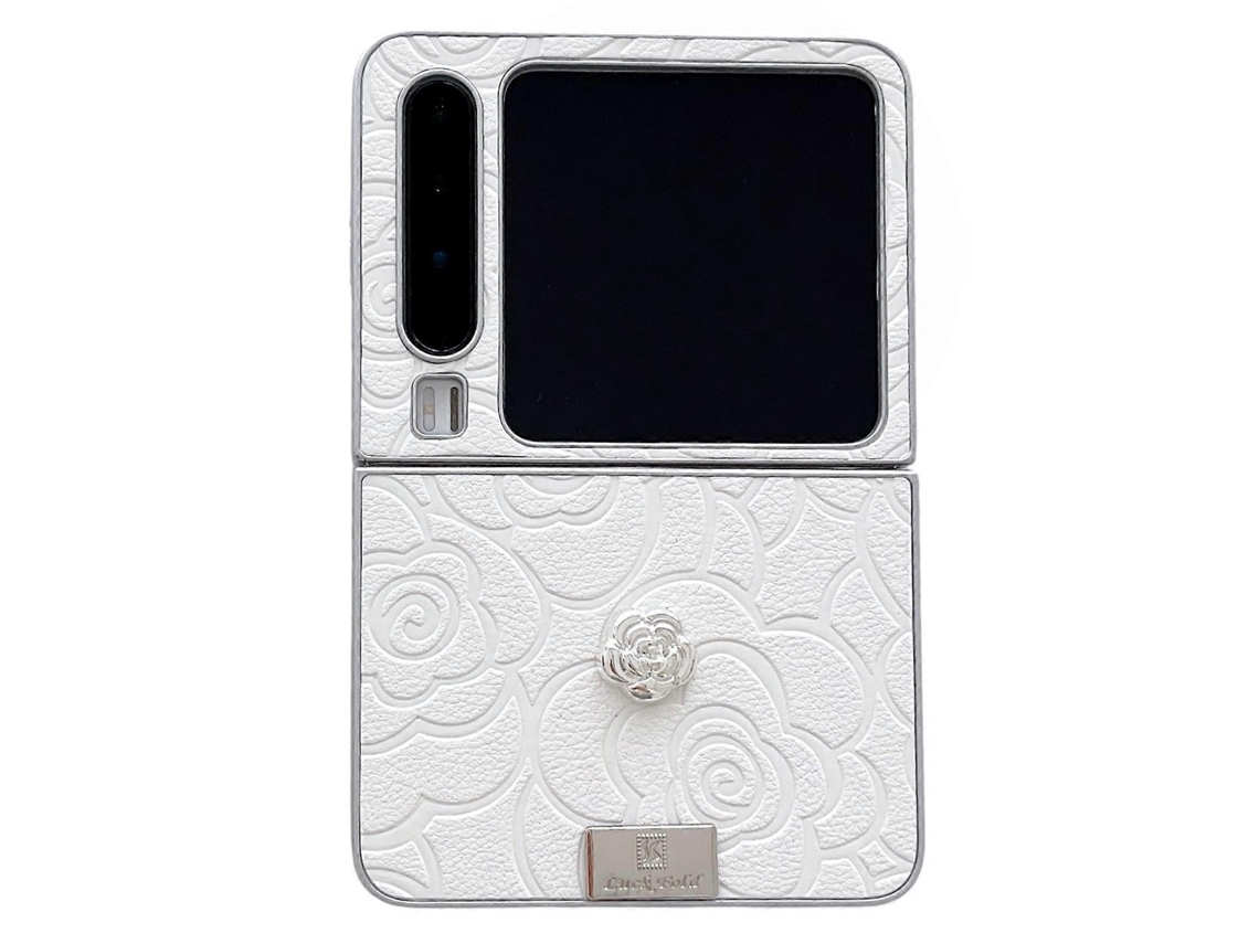 Capa De Celular Em Tecido Xadrez Camélia 3d