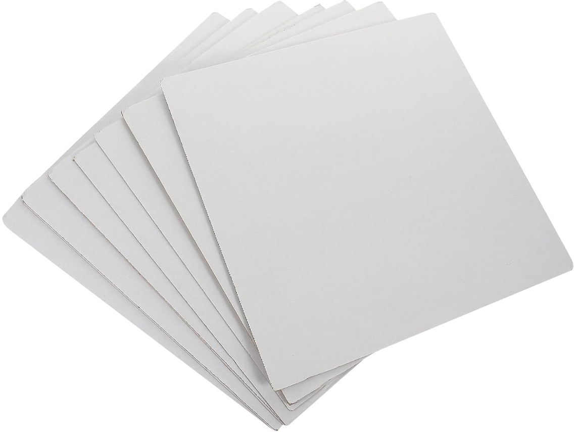 Papelão Ondulado Branco, Grosso, 0, 06 Polegadas , 30 X Cm, 10 Folhas, Durável e Fácil de CHABERLU (1, 5 Mm)