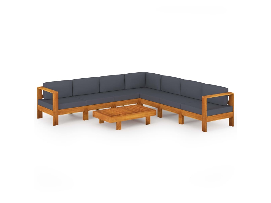 Garden Lounge Set, Garden Lounge Sets Vidaxl Cinzeto Madeira De Acácia (n/a)