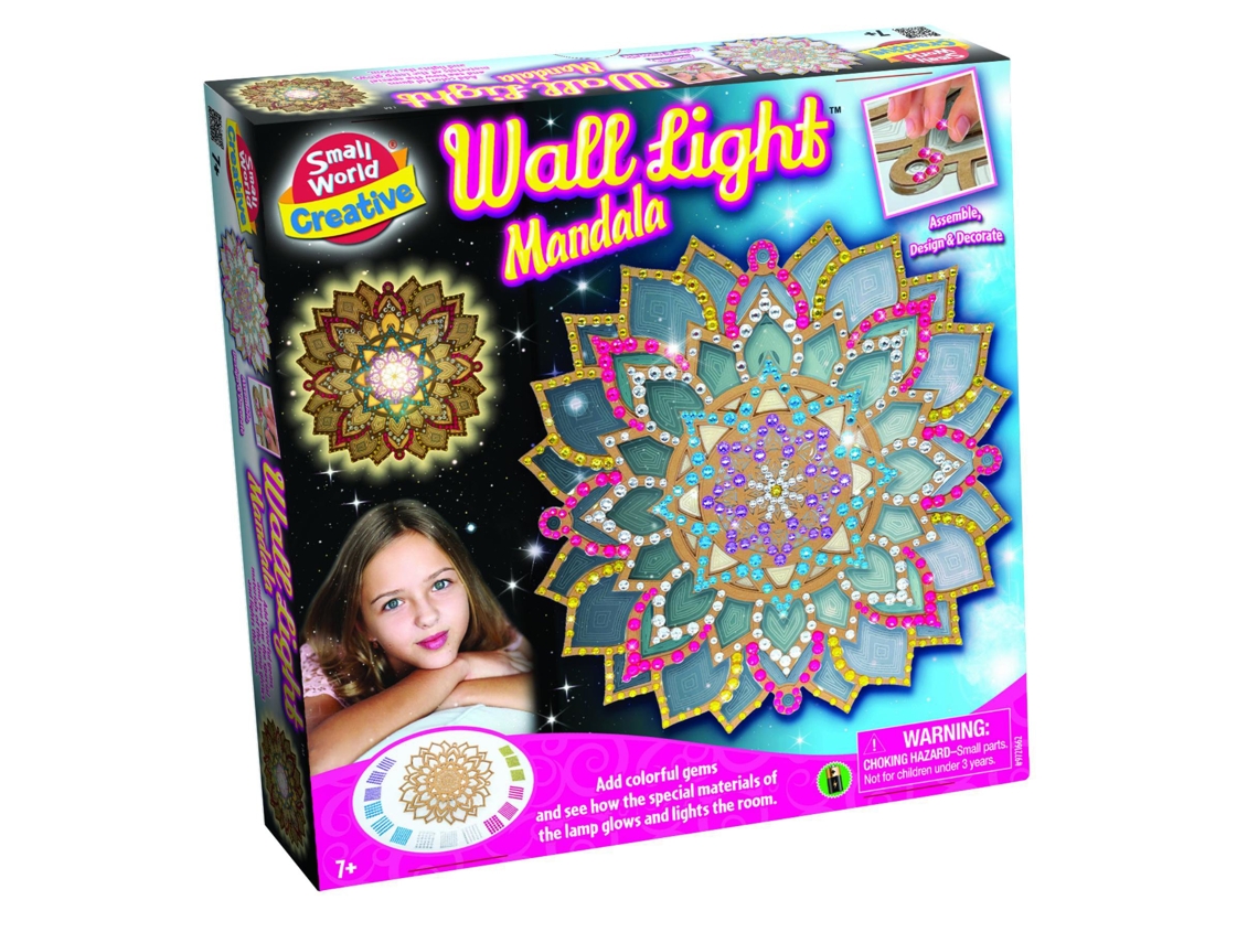 Kit Criativo Diy Para Luminária De Parede Mandala, Multicolorido, Pacote De Artesanato. Merkloos