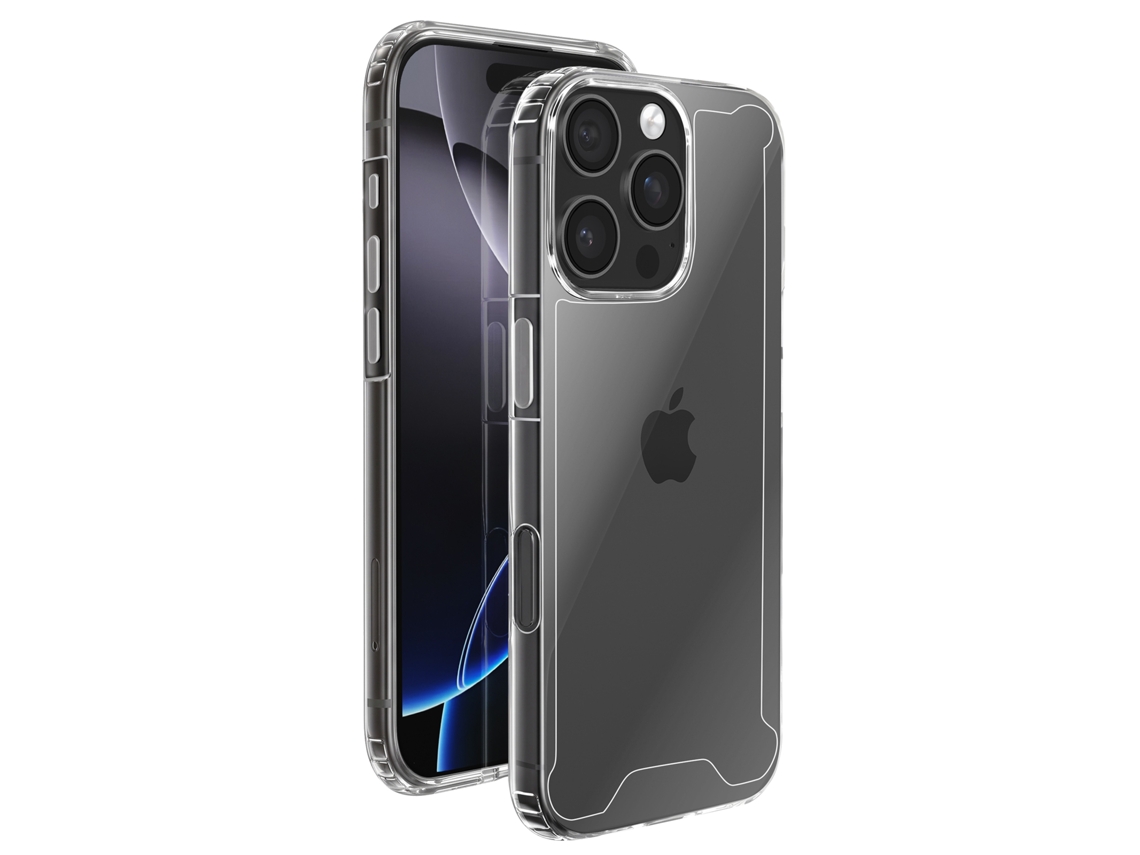 Capa Para Iphone 16 Pro Bimaterial Com Cantos Reforçados