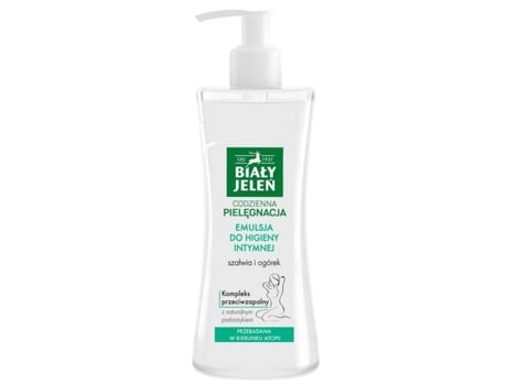 White Deer Intimate Hygiene Emulsion With Sage Cucumber, 265ml Bialy Jelen