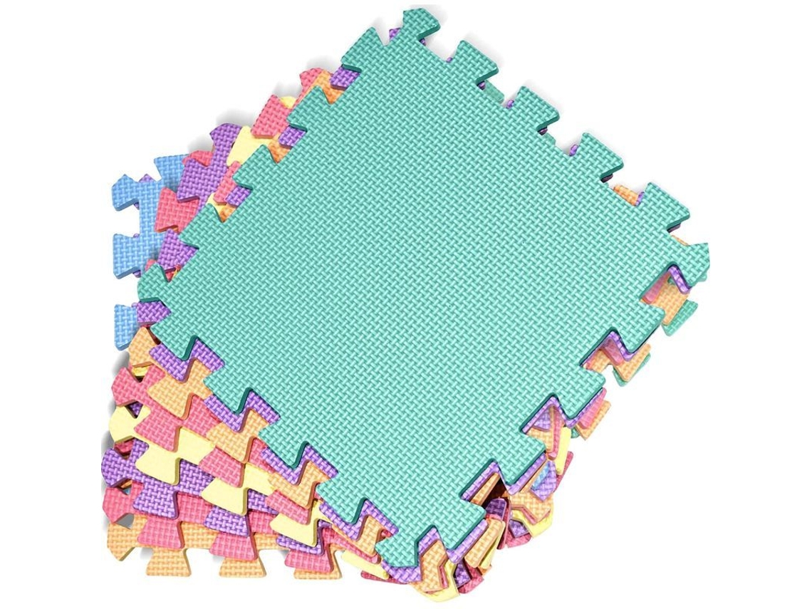2026 alfombra de Juegos de Espuma para Bebés Alfombra de Suelo Entrelazable En Colores Aleatorios. (29x29 Cm)