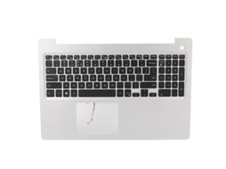 Teclado com iluminação e apoio para as mãos para Dell Inspiron 15 5570 5575