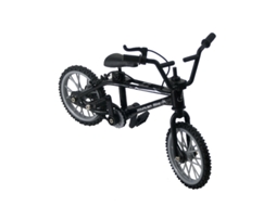Bicicleta em Liga Metálica Mini, Bicicleta de Dedo Brinquedo YUYSAN 11x8cm Preto