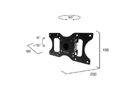 Suporte de TV Enmono1020 81,3 cm 32' preto CIATTI