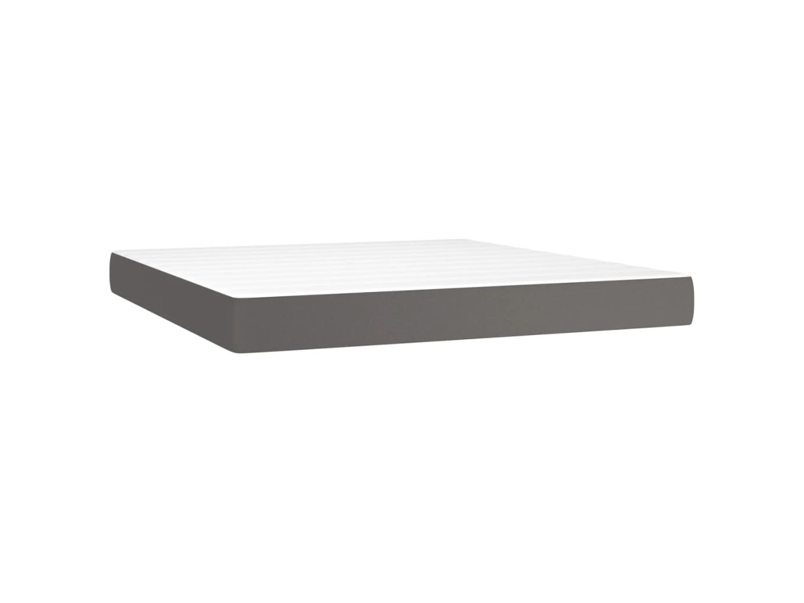 Pocket Spring Bed Mattress, Pocket Spring Bed Mattresses Vidaxl Cinzeto Couro Artificial (180 X 200 Cm)