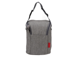 Mali bolsa Térmica para Mamadeira Nylon Impermeável Armazenamento Tote Pouch Cinza