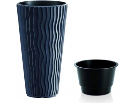 Vaso  Sandy Slim (Cinzento - 34.9 x 34.9 x 62 cm)