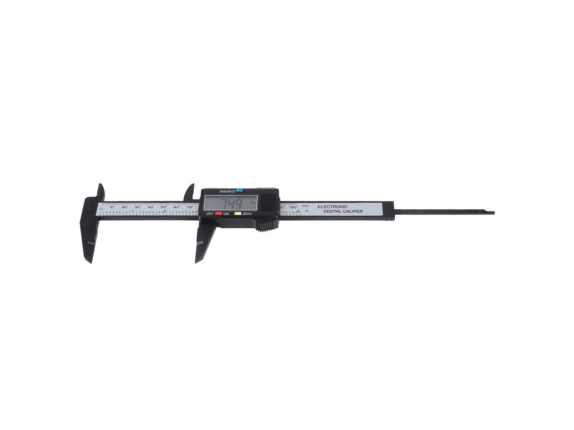 Paquímetro Vernier De 150 Mm, Ferramenta Medição Eletrônica Para Preto