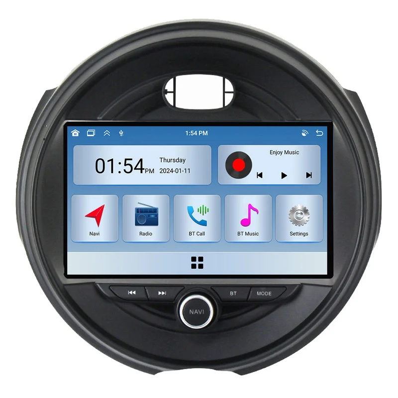 Autorrádio Multimédia Szsmart 6gb Ram 128gb Rom Carplay Para Bmw Mini Cooper 2014 2020 Carro Rádio Bluetooth Gps Navegação