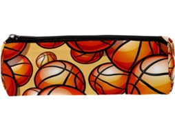 Tenho lápis com estampa de basquete e tema esportivo, materiais escolares ideais, organizador de mesa e