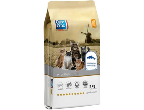 Ração para Gatos  Carocroc (2Kg - Seca - Adulto - Sabor: Peixe)