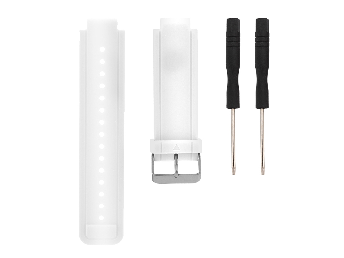 Correa De Reloj De Silicona Ajustable Para Garmin Vivoactive (blanco)
