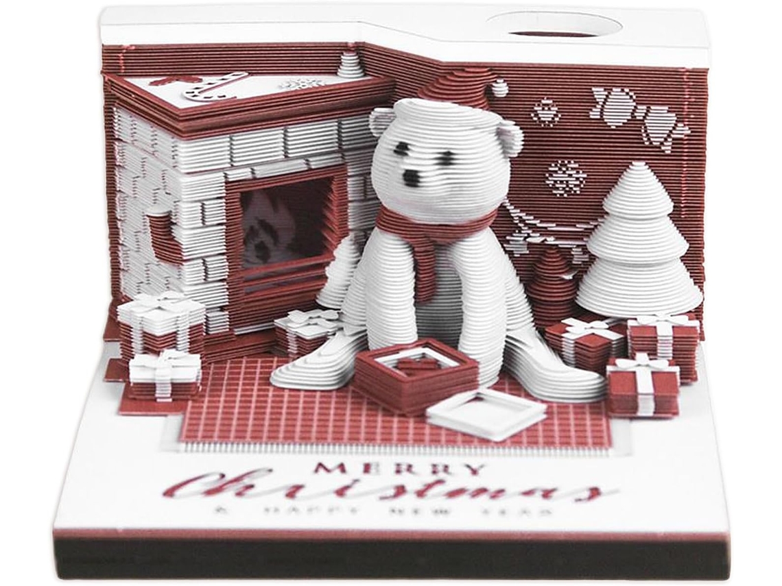 Calendrier 3d Bloc-notes, Carnet, Décorations De Noël, Planning