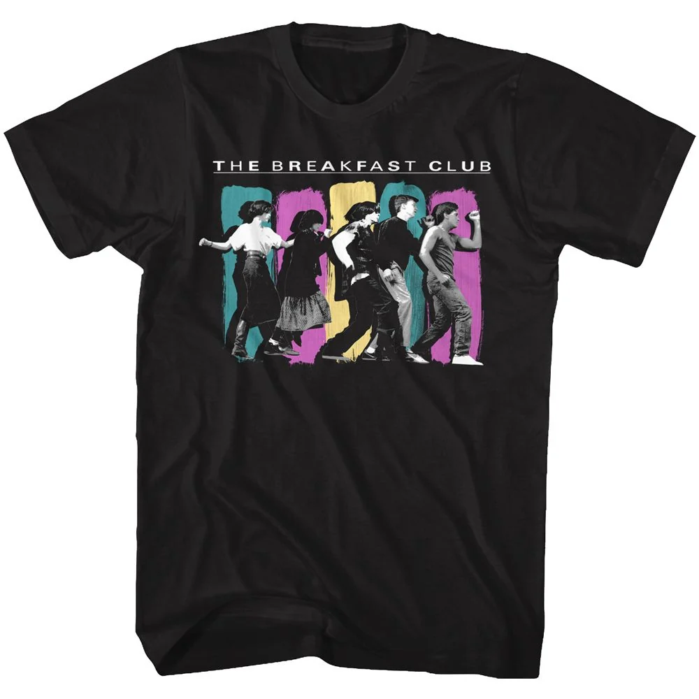 Rockinstone Breakfast Club Movie Breakdance Live Black Adult T-shirt Size:l