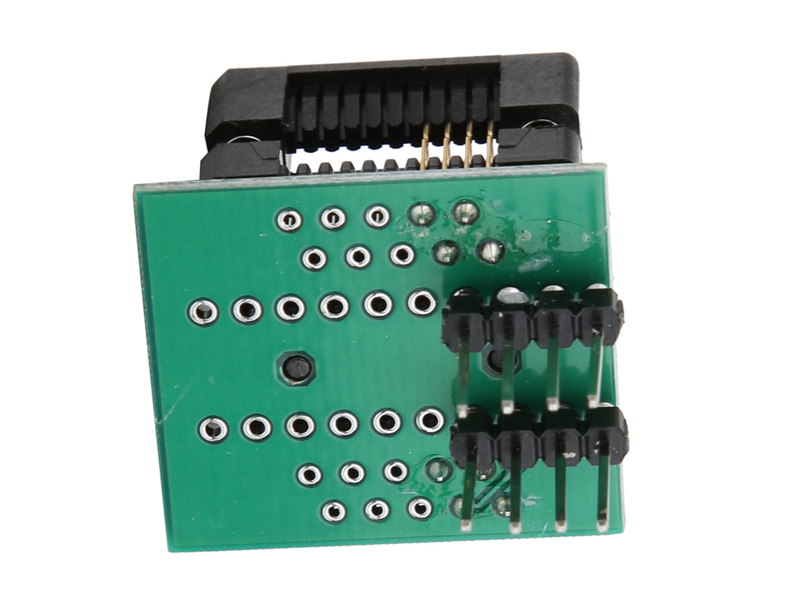 Laxiscreed Adaptador Socket Conversor Sop8 Para Dip8 Para Componentes Eletrônicos