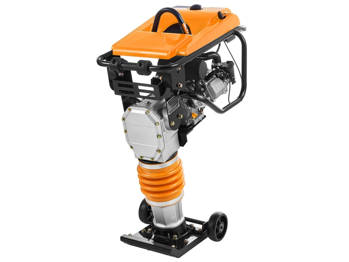 Compactador De Solo A Gasolina 196cc 6,5ps Tekmaquinas Máquinas De Construção E Terraplenagem