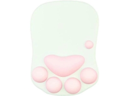 Mousepad Em Formato De Pata De Gato Com Apoio Para O Pulso, Portátil E Ergonômico E Anti Gato. Loja Olysi