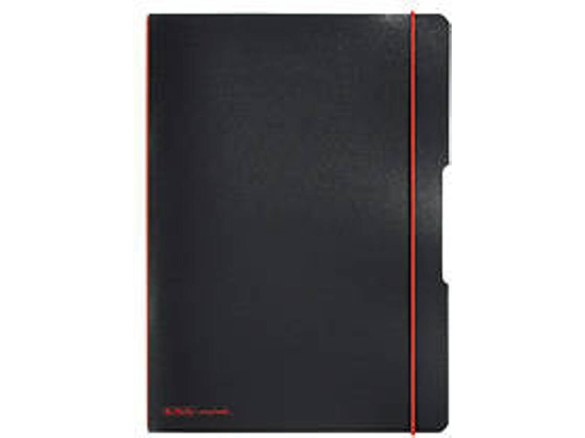 Caderno HERLITZ my.book flex (Preto - A4 - Quadriculado - 21x29.7cm - 40 Folhas)