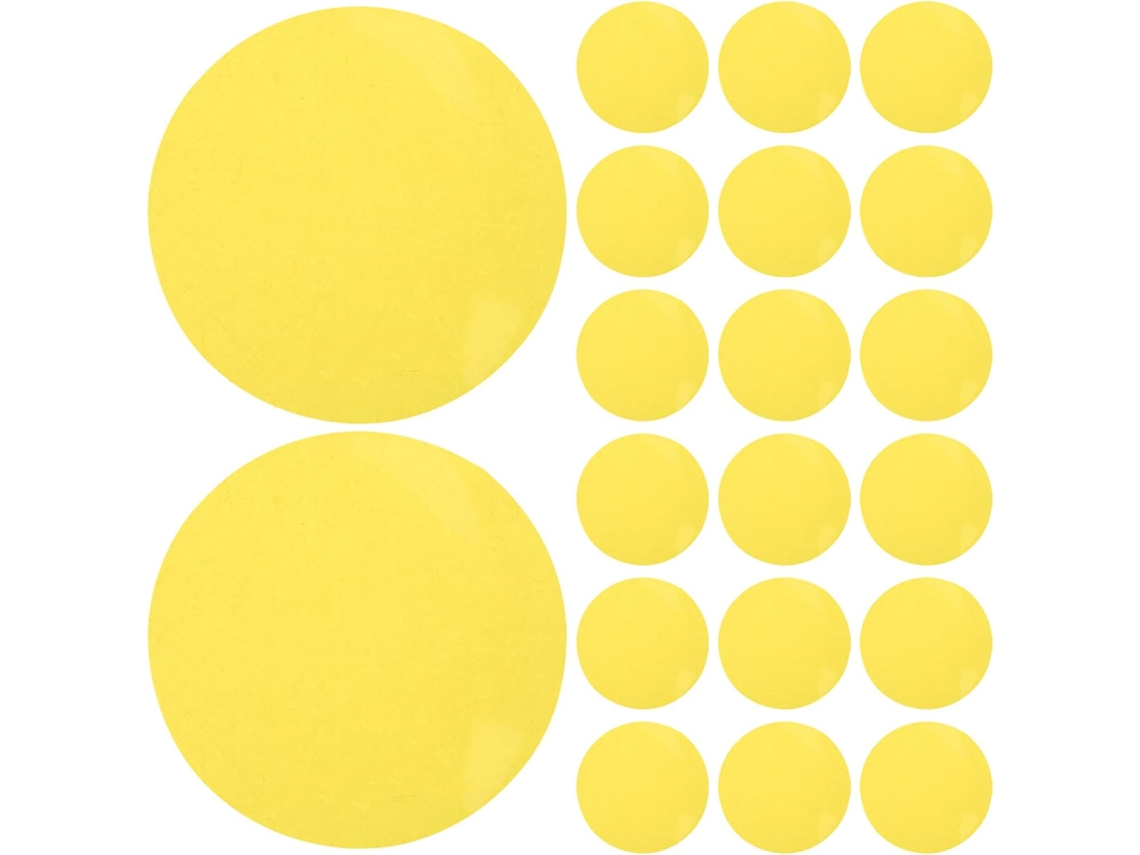 Pacote Com 20 Filtros Adesivos Redondos Que Mudam De Cor, 6,6 Cm (2,6 Polegadas)