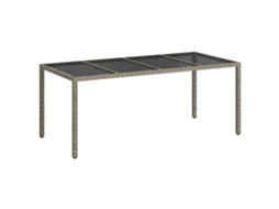 Mesa Jardim Cinzeto 190 X 90 X 75 Cm Vime Pe MAISON EXCLUSIVE