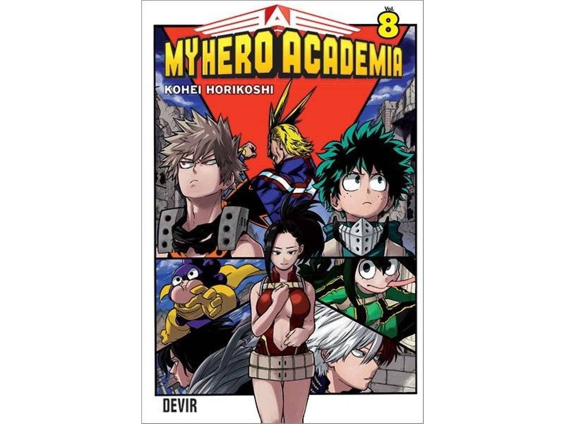 Livro My Hero Academia 08 de Kohei Horikoshi (Português)