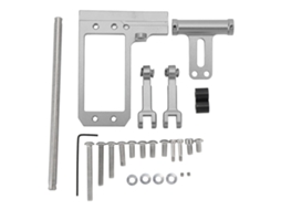 Suporte De Servo Com Ligação De Direção Hidráulica Alumínio Ti Para Carro Rc Vp F10 1/10 Ajustável De Alta Resistência