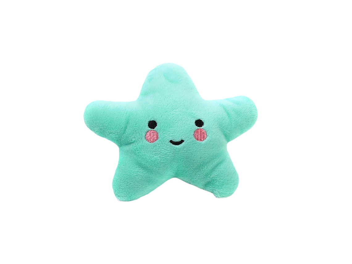 Brinquedo De Mordida De Pelúcia Em Forma De Estrela Para Cães E Filhotes