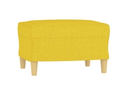Footstool, Footstools Vidaxl Amarelo Tecido (60 X 50 X 41 Cm)