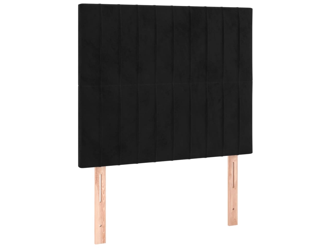 Cabeceira Preta 90x5x118/128 Cm Veludo MAISON EXCLUSIVE