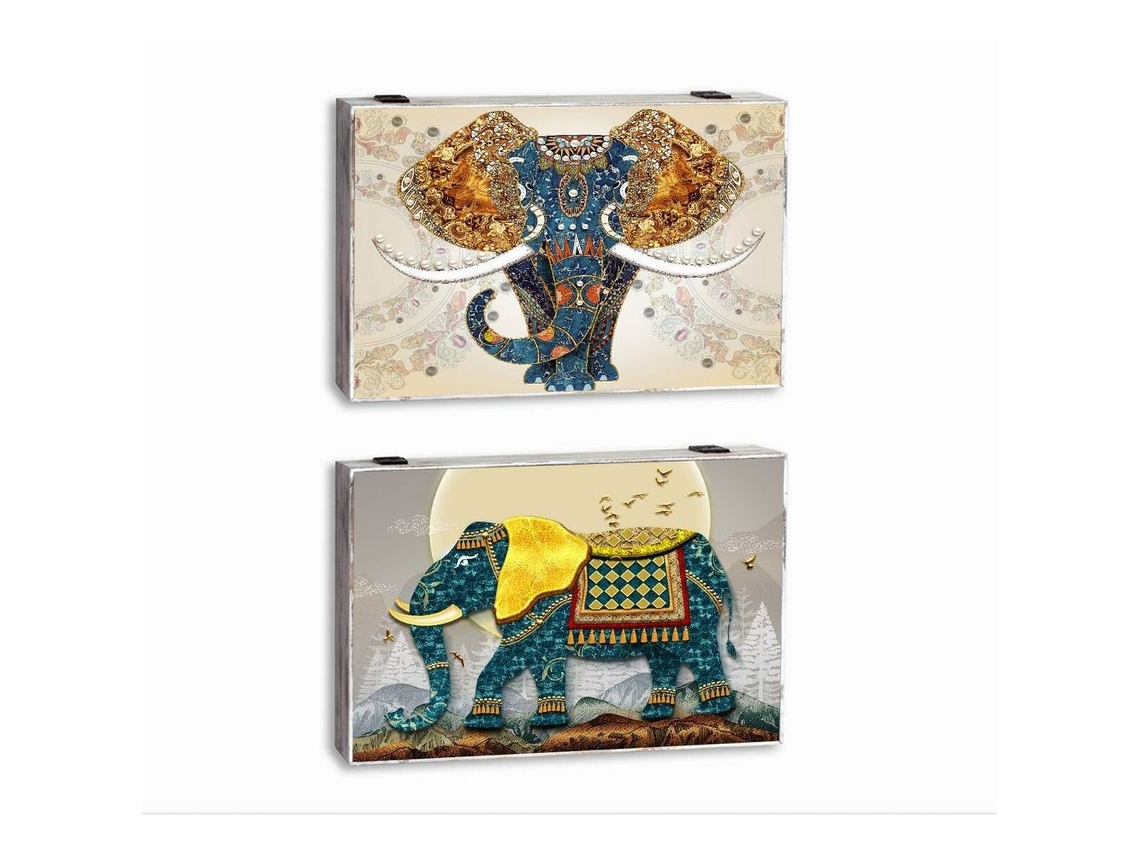 Quadro DKD HOME DECOR (Madeira - Multicor)
