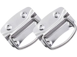 Puxador Industrial Totority Em Ferro Revestido, Pacote Com 2 Unidades, Design Minimalista E Elegante, Ideal Para Caixas