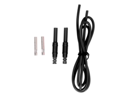 Cabo de Teste Fêmea para Fêmea 1mm² com Plug de Latão 32a 1000v J.70030 Preto