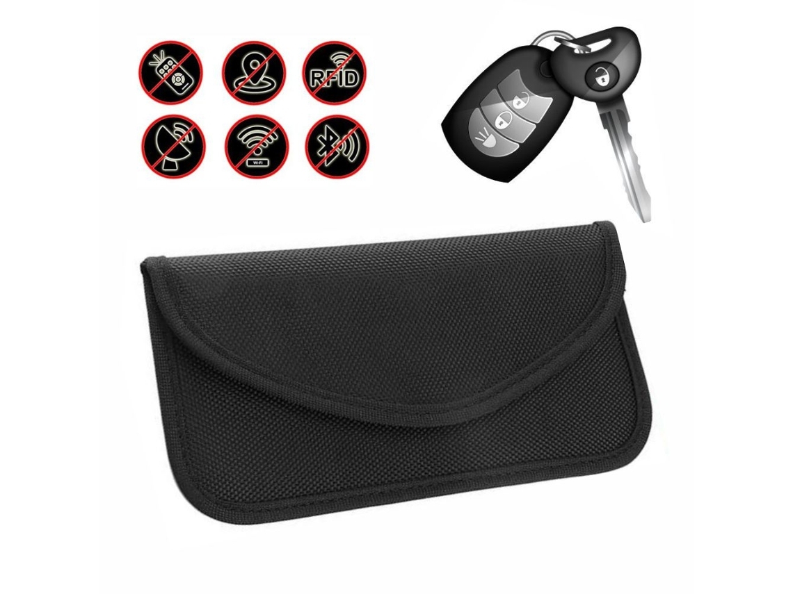 Bolsa Preta Com Função De Blindagem De Sinal (19*10cm)