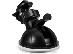 Suporte Com Ventosa Para Câmera Veicular Com Rosca De 1/4", Plástico Preto