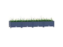 Vidaxl Canteiro Elevado 160x40x23 Cm Polipropileno
