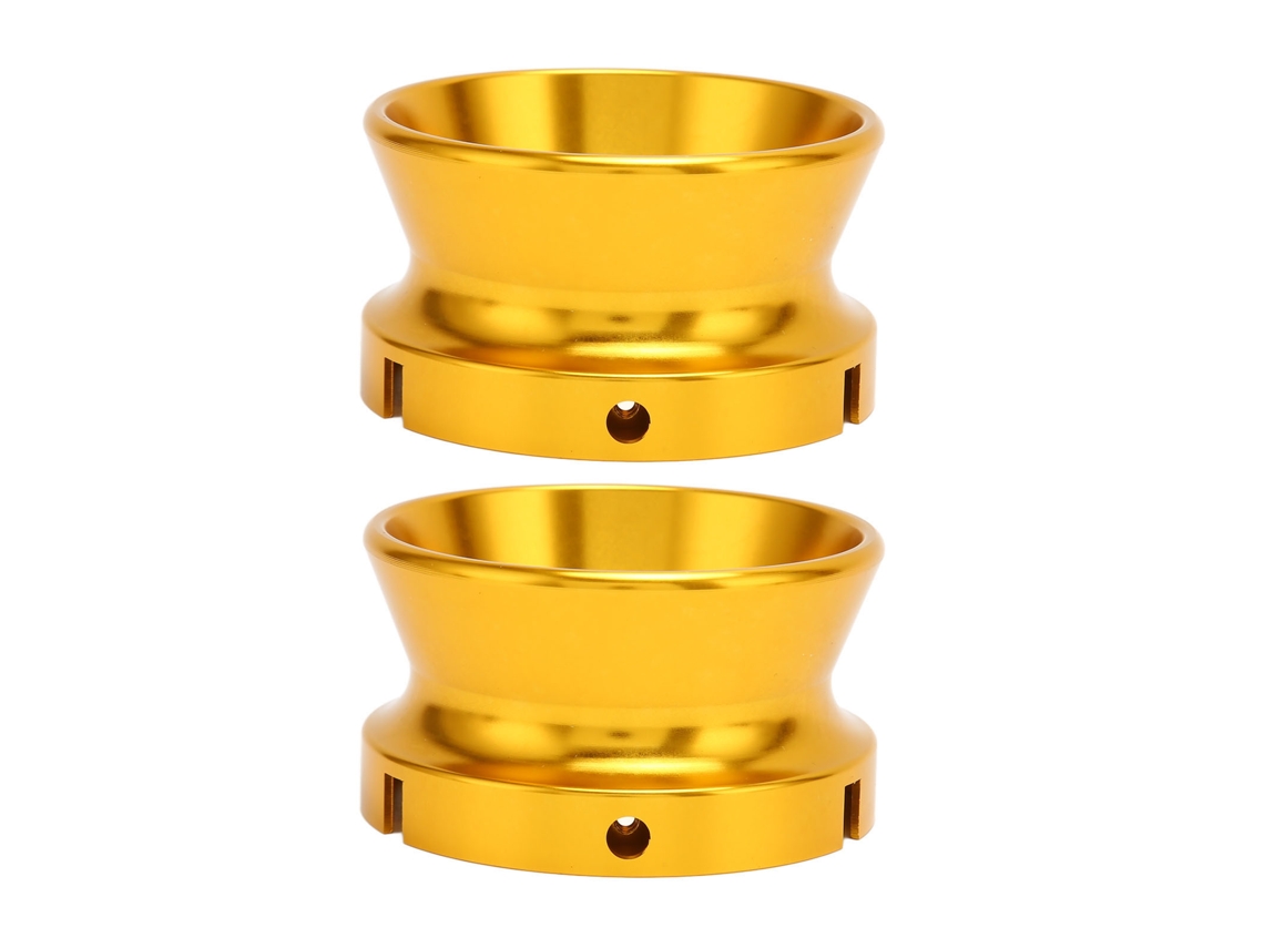 Aetheria 1 Par Adaptadores Nab Alumínio 10 Polegadas para Studer Revox Akai Teac Dourado