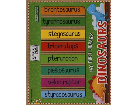 Livro MY FIRST LIBRARY DINOSAURS de Mathew Neil (Francês)