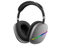 Fone de Ouvido Bluetooth Sem Fio Akz Max10 com Iluminação Rgb, Microfone e Suporte para Cartão Tf. TAISHENGDA