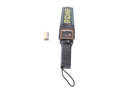 Detector de metais portátil com luz de alarme, scanner de segurança externo de alta precisão.