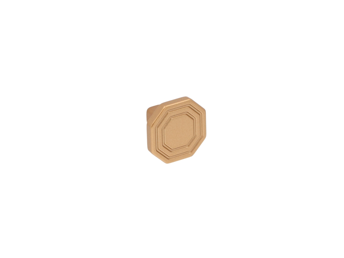 Puxador para Móveis Zamac Diâmetro 30mm X 23 Ouro Milão Conjunto de 25 HARDWAREXCHANGE
