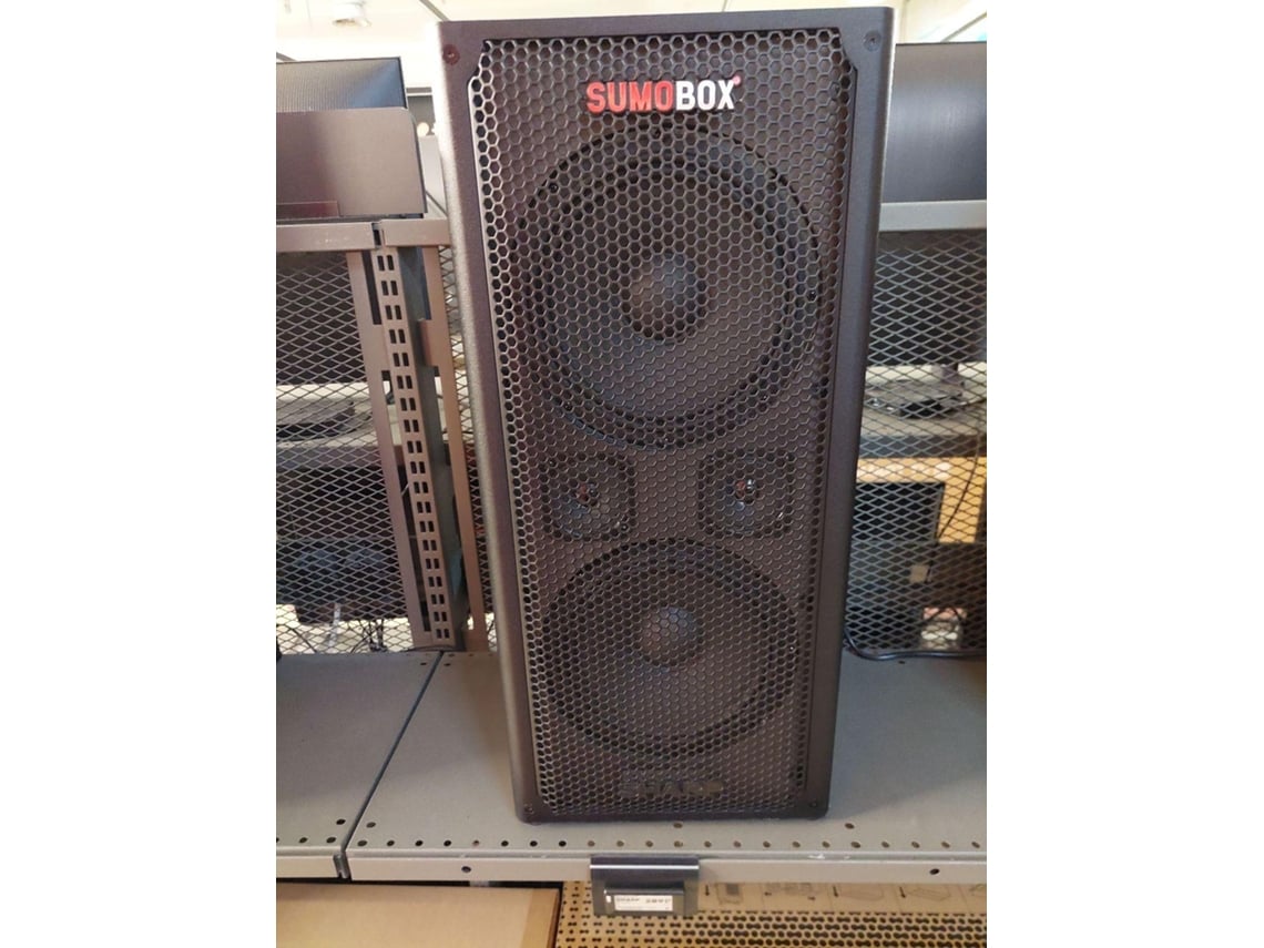 Coluna Bluetooth SHARP SumoBox CP-LS100 (Outlet Grade B - 120W - Preto)