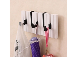 Portaabrigos De Madeira Com Teclas De Piano Penduradas Na Parede Para Abrigos, Chapéus, Acessórios, Decoração De Casa 30cm