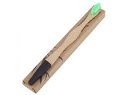 Escova de Dentes S/MARCA de bambu ecológica, cerdas macias, 6 cores
