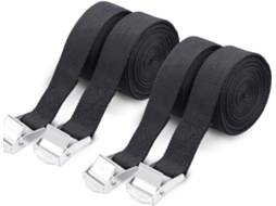 Conjunto De 4 Cintas Amarração Carga Ajustáveis​​ Grampos